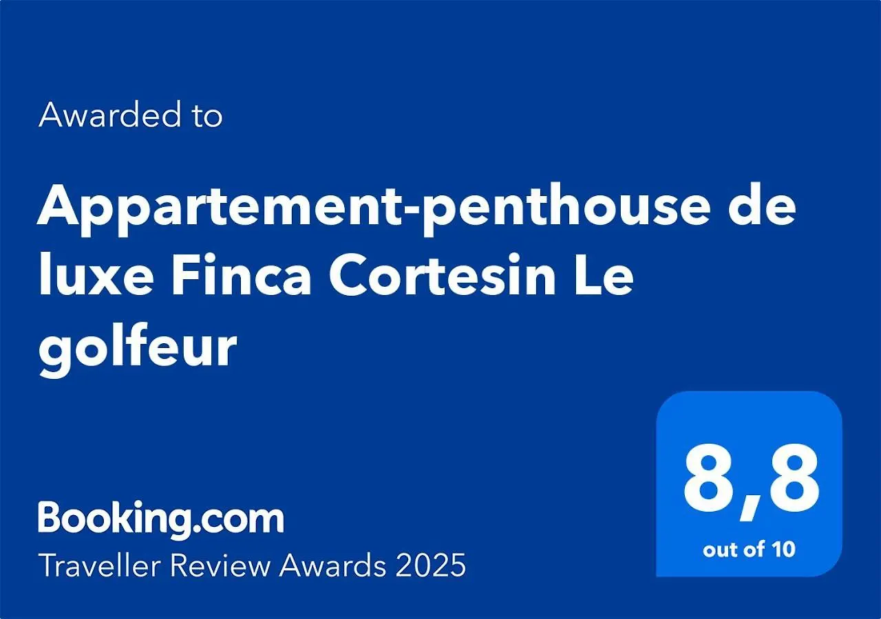 Apartament Appartement-Penthouse De Luxe Finca Cortesin Le Golfeur Estepona
